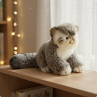 Pallas Feline Stuffed Toy Super Soft Realistic Feline Stuffed Toy Easy to Hug