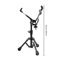 Adjustable Snare Drum Stand Sturdy 14 Inch Snare Stand Non-Slip Rubber Feet