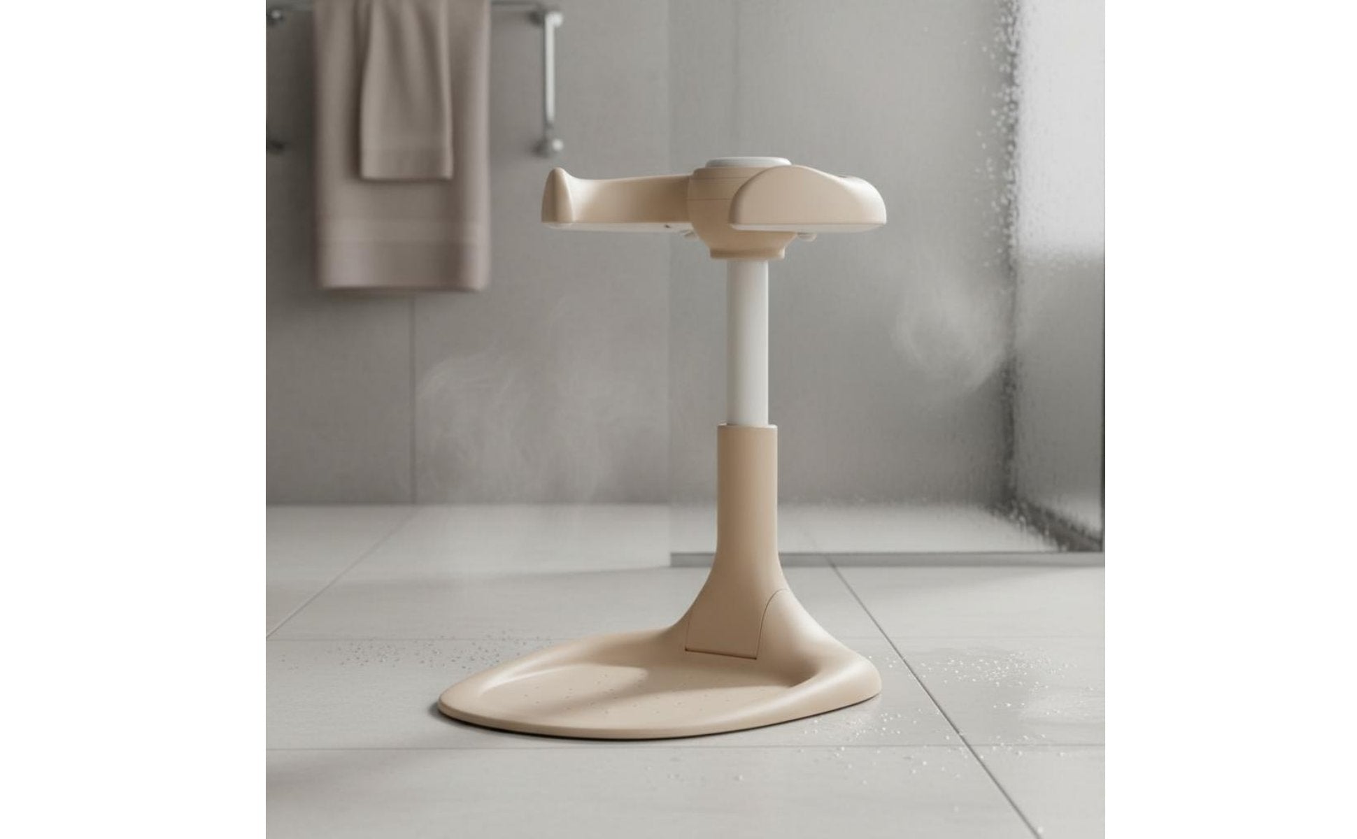 Adjustable Standing Support Anti-Slip Baby Bath Stand Stable Triangular Frame