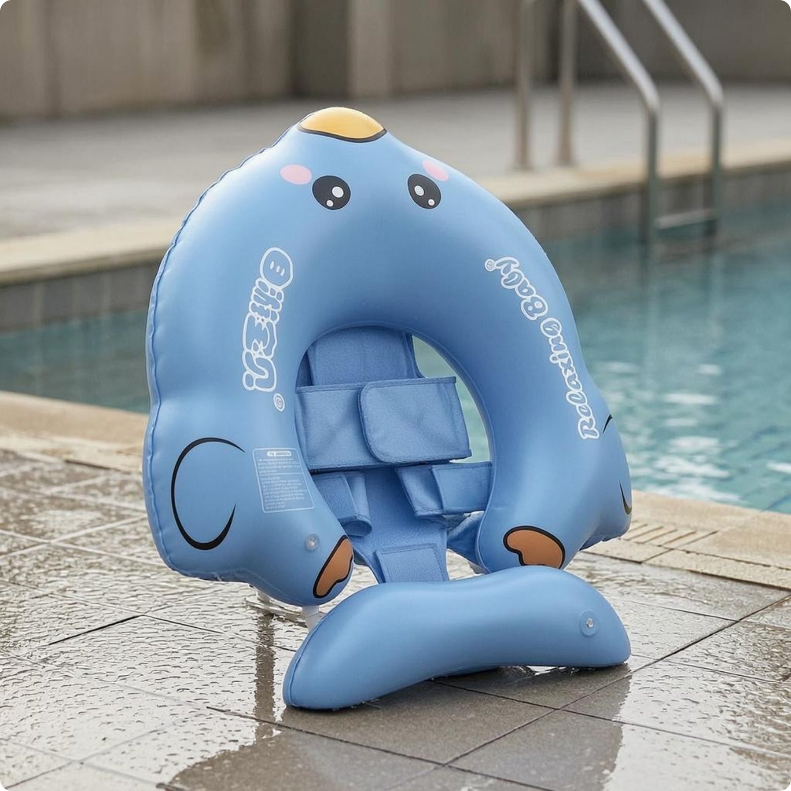 Inflatable Baby Pool Buoy 0.3 Mm Water Play Gear Complimentary for Infants