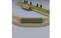 Straight Track Section 230 Mm Model Railway Textured