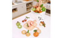 Wooden Fruit Set Hand-Eye Coordination Wooden Vegetable Toy