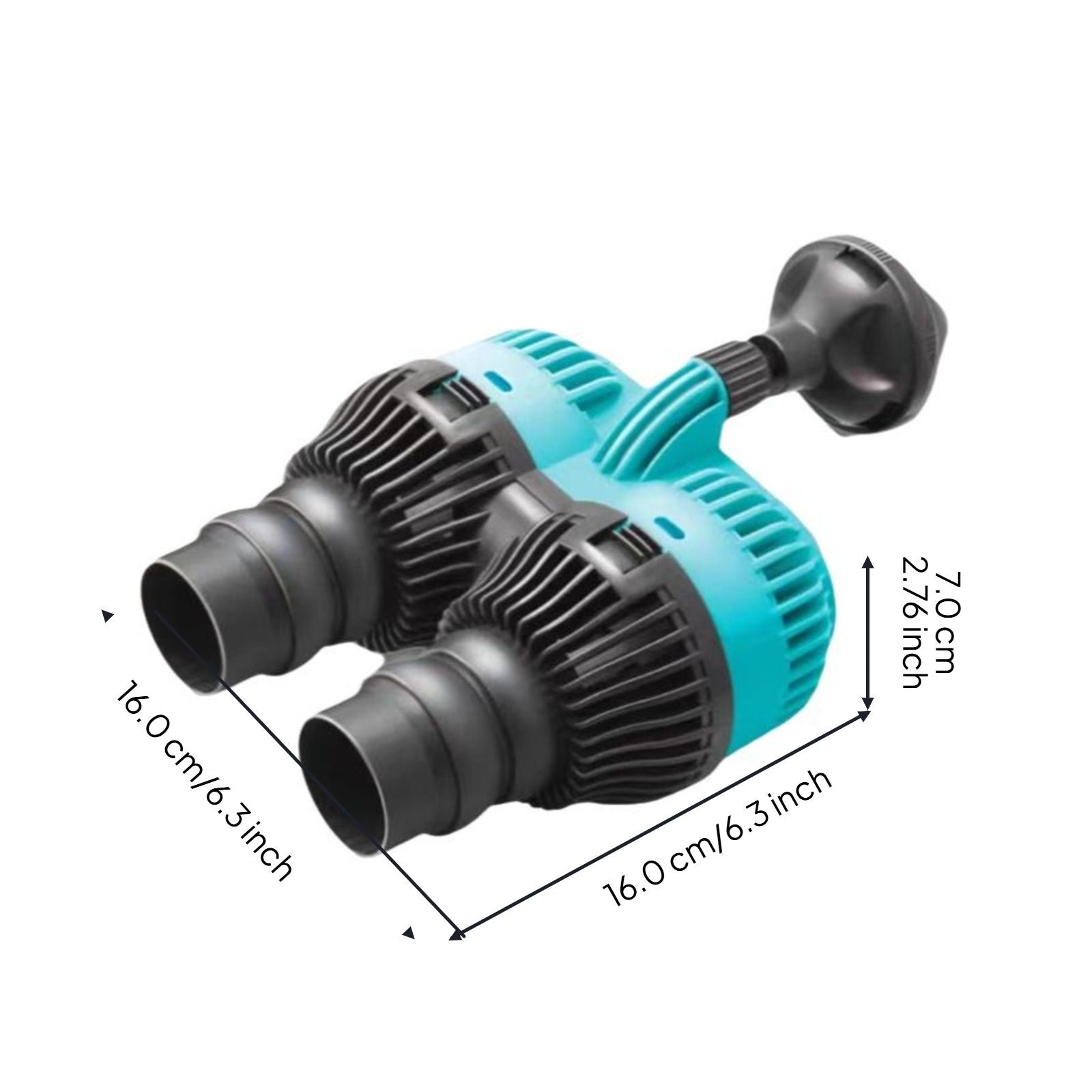 Adjustable aquarium wave pump