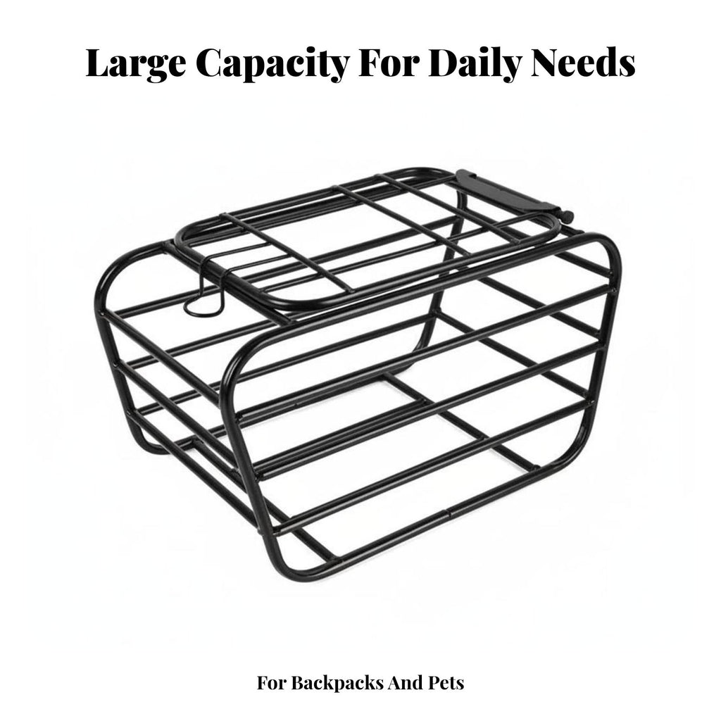 Multi-Functional Cycle Pet Carrier Basket Large Capacity Dog Bike Carrier Easy Installation for Travel