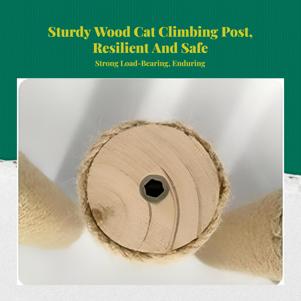 Sisal rope cat scratch post DIY