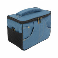 Guitar Amplifier Carrying Bag Shoulder Strap Compatible Denim Style amps Storage Bag With Pockets Musical Instrument Accessory for Artists