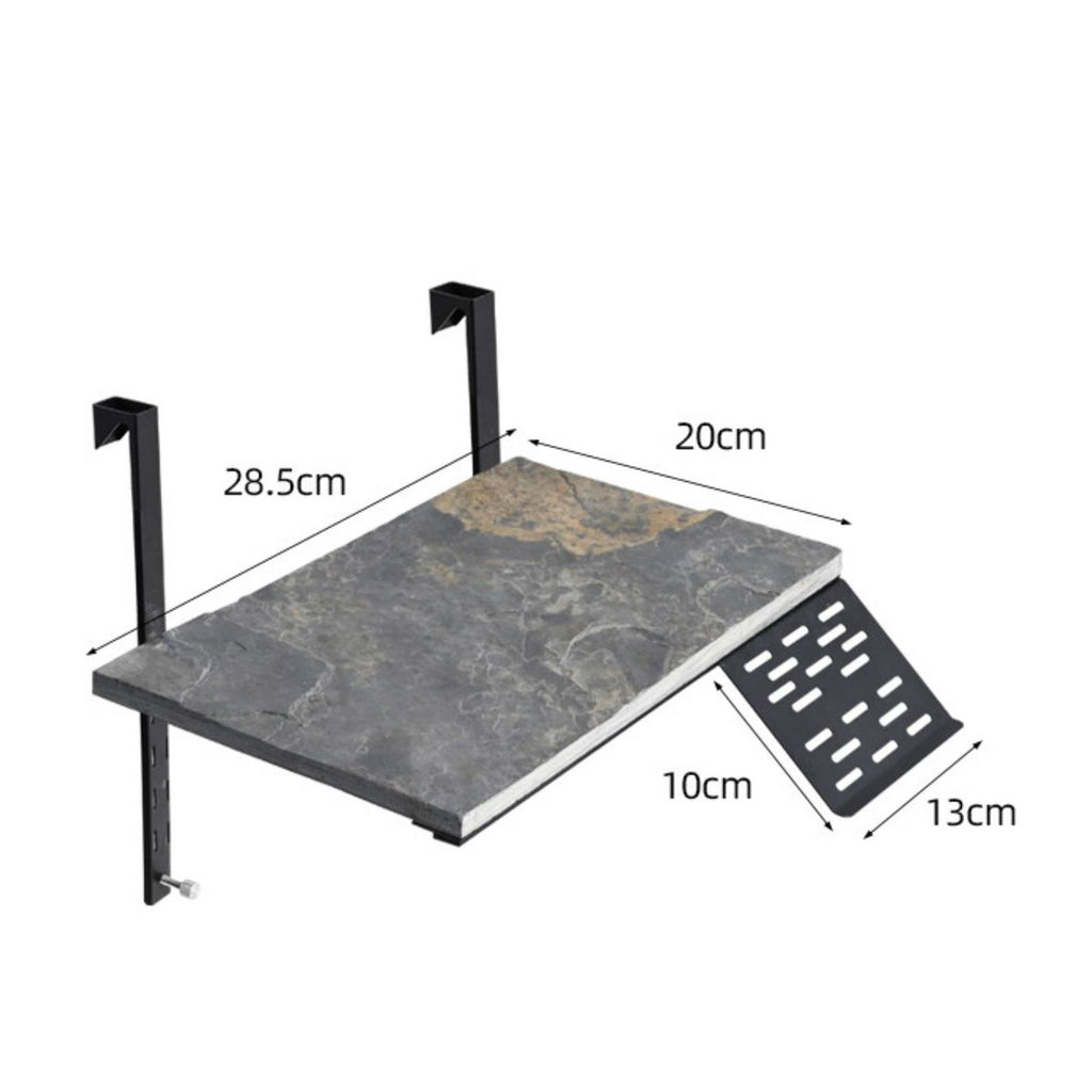 Wall Mounted Turtle Platform Natural Stone Look Turtle Basking Dock Space Saving