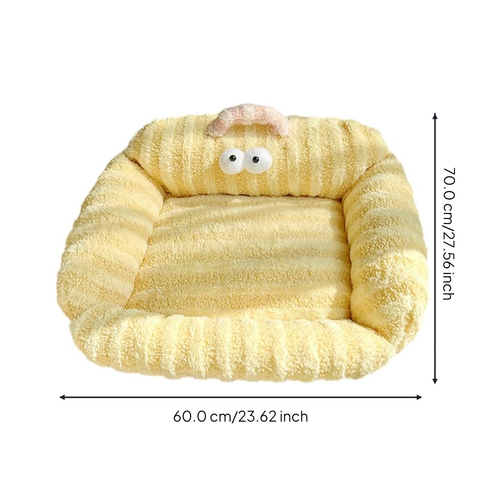 Soft Pet Bed Mat, Non-Slip Princess Sofa, Winter Warmth