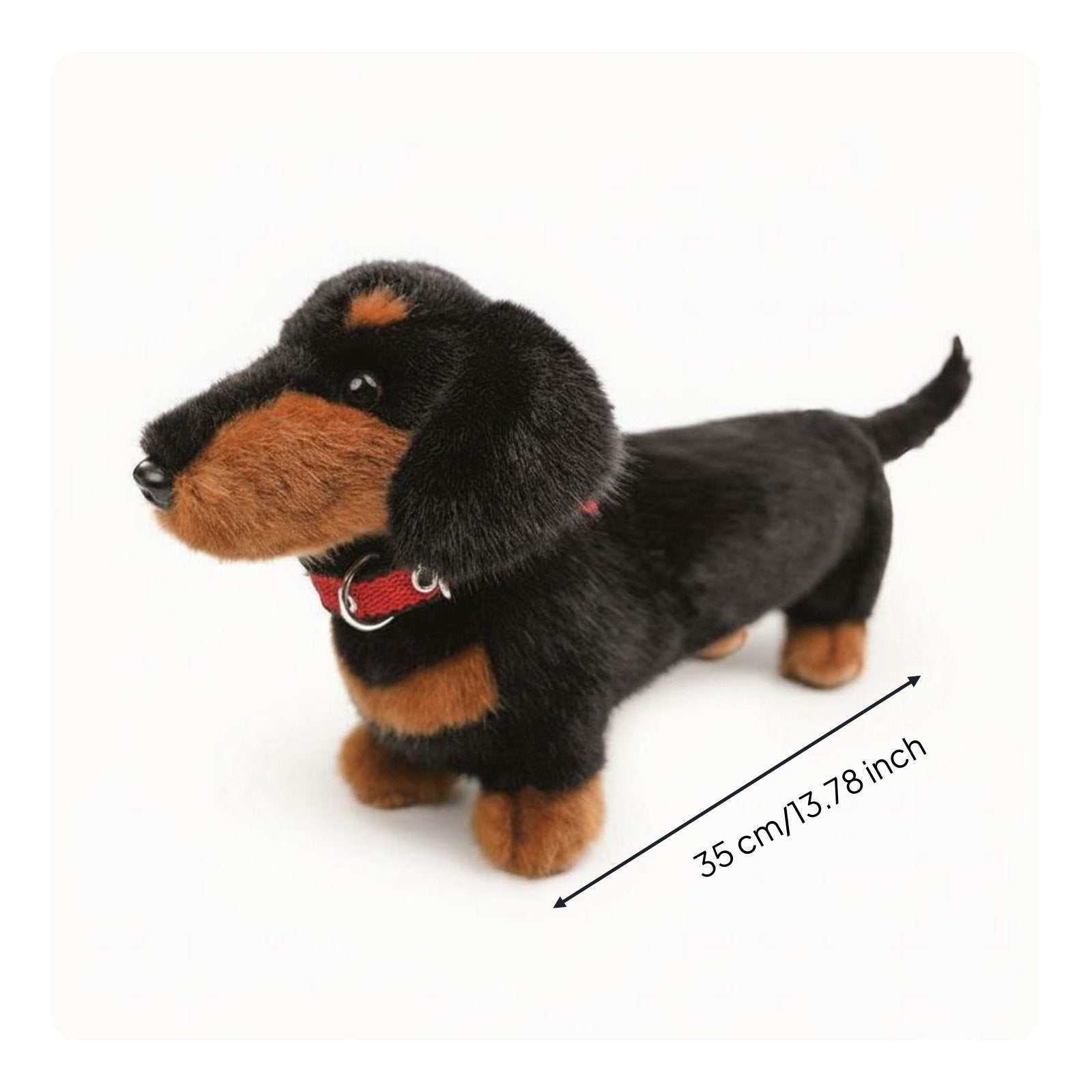 Dachshund Stuffed Toy Cartoon Look Stuffed Dachshund Gift Idea for Children