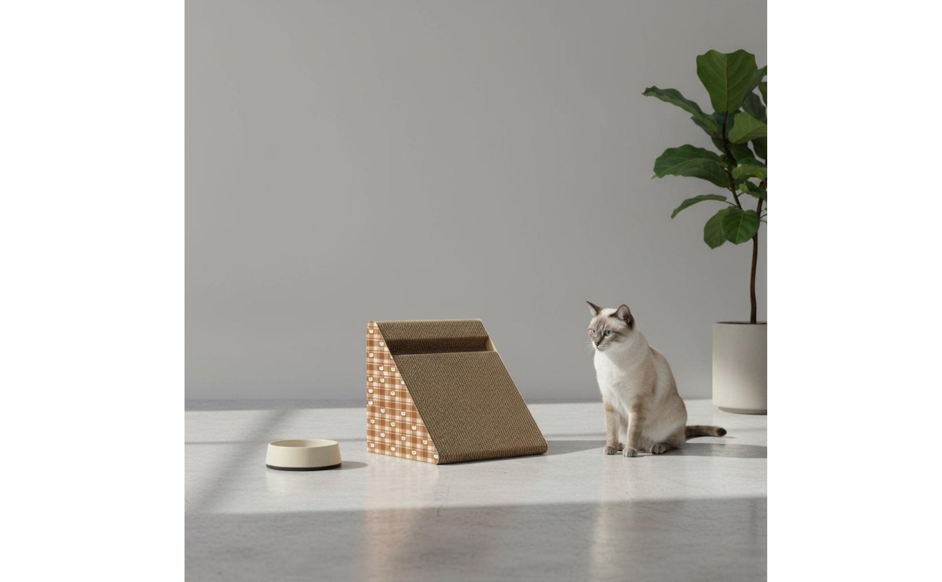 Vertical Cat Scratching Post Long-Lasting Corrugated Paper for Indoor, Cats
