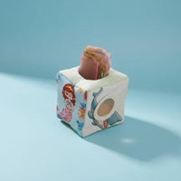 Ocean Tissue Box Toy Tear-Resistant Infant Plaything Safety Mirror for Nursery