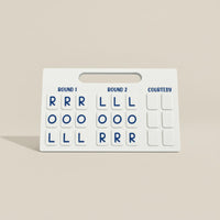Mahjong Practice Board Portable Mahjong Charleston Practice Board Handled Design