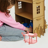 Dollhouse Kitchen Trolley Realistic Model Pretend Play Toy for Children