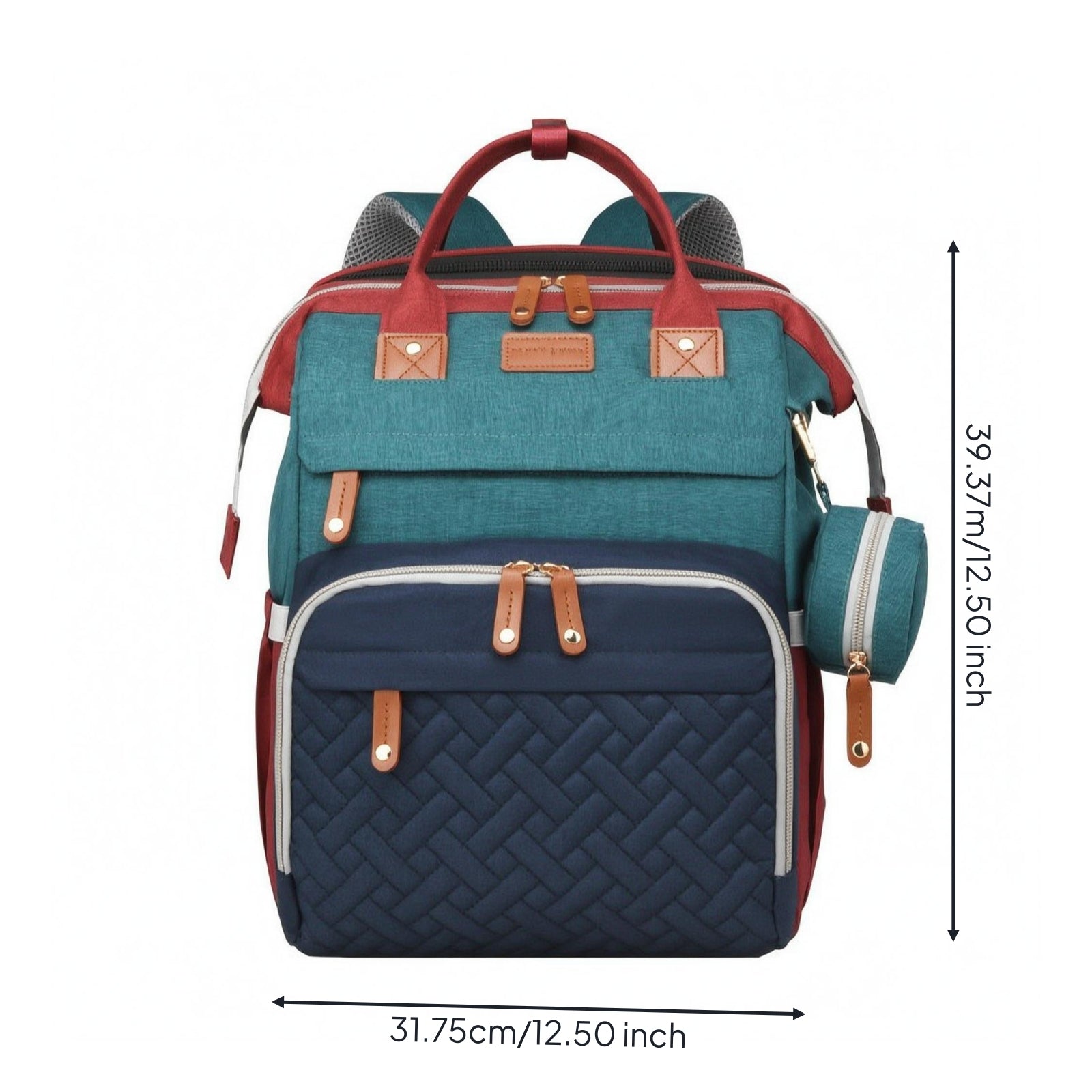 Baby Backpack Crib Padded Base Foldable Travel Crib for Parents, Babies
