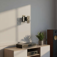 2 Pieces Speaker Swivel Mount Adjustable Angle Speaker Wall Mount Bracket