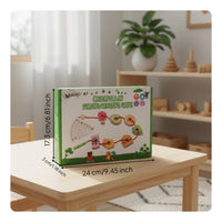 Wooden Lacing Game Fine Movement Skills Threading Toy