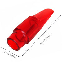 Sax Windway Tip Water-Resistant Transparent Saxophone Windway Tip Music Instrument Part for Stage