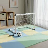 Kids Soccer Goals Ball Pump Included Compact Football Goals Easy to Set Athletic Gear for Backyard