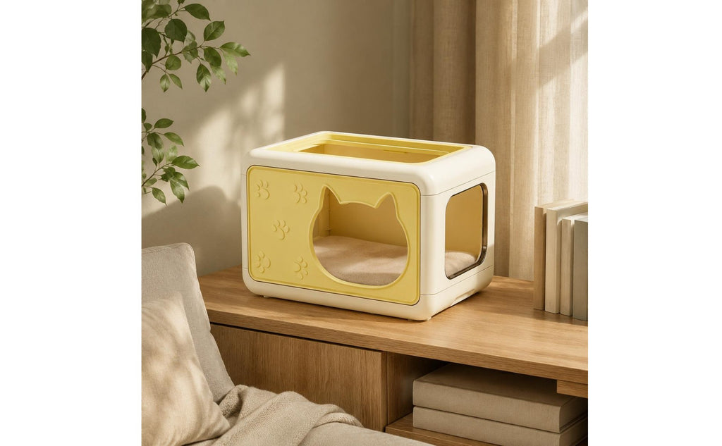Enclosed Pet House Semi Closed Pet Shelter Large Interior Space