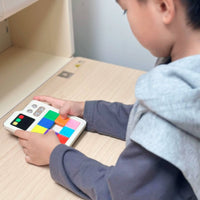 Electronic Slide Brain Teaser Interactive Handheld Reasoning Game ABS Plastic