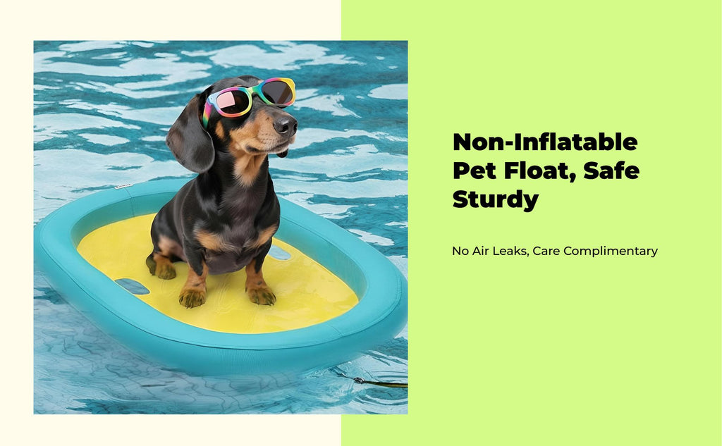 Dog Pool Float, High Buoyancy Foam Mat, Foldable, Safe