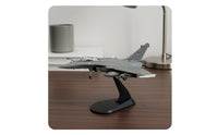 1/100 Scale Rafale C Model Pre-Assembled Rafale Fighter Jet Model Collectible Item 1:100 Toy-Sized Fighter Plane for Enthusiasts, Shelf Ornament