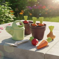 Garden Toy Set Smooth Edges Pretend Play Garden Produce Toy Set Fine Motor Skills Children's Playthings