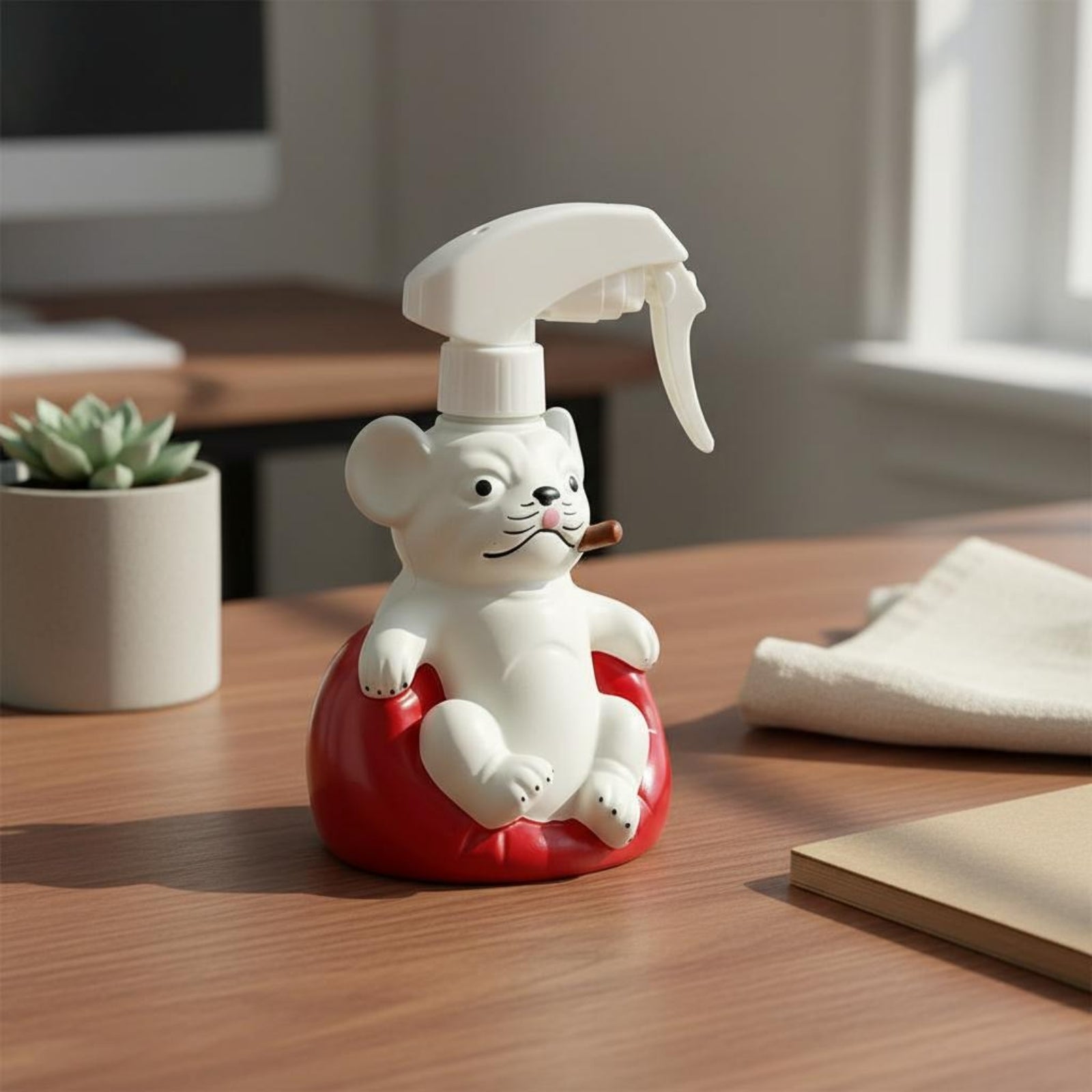 Cartoon Dog Sprayer Compact Tabletop Misting Bottle Lightweight
