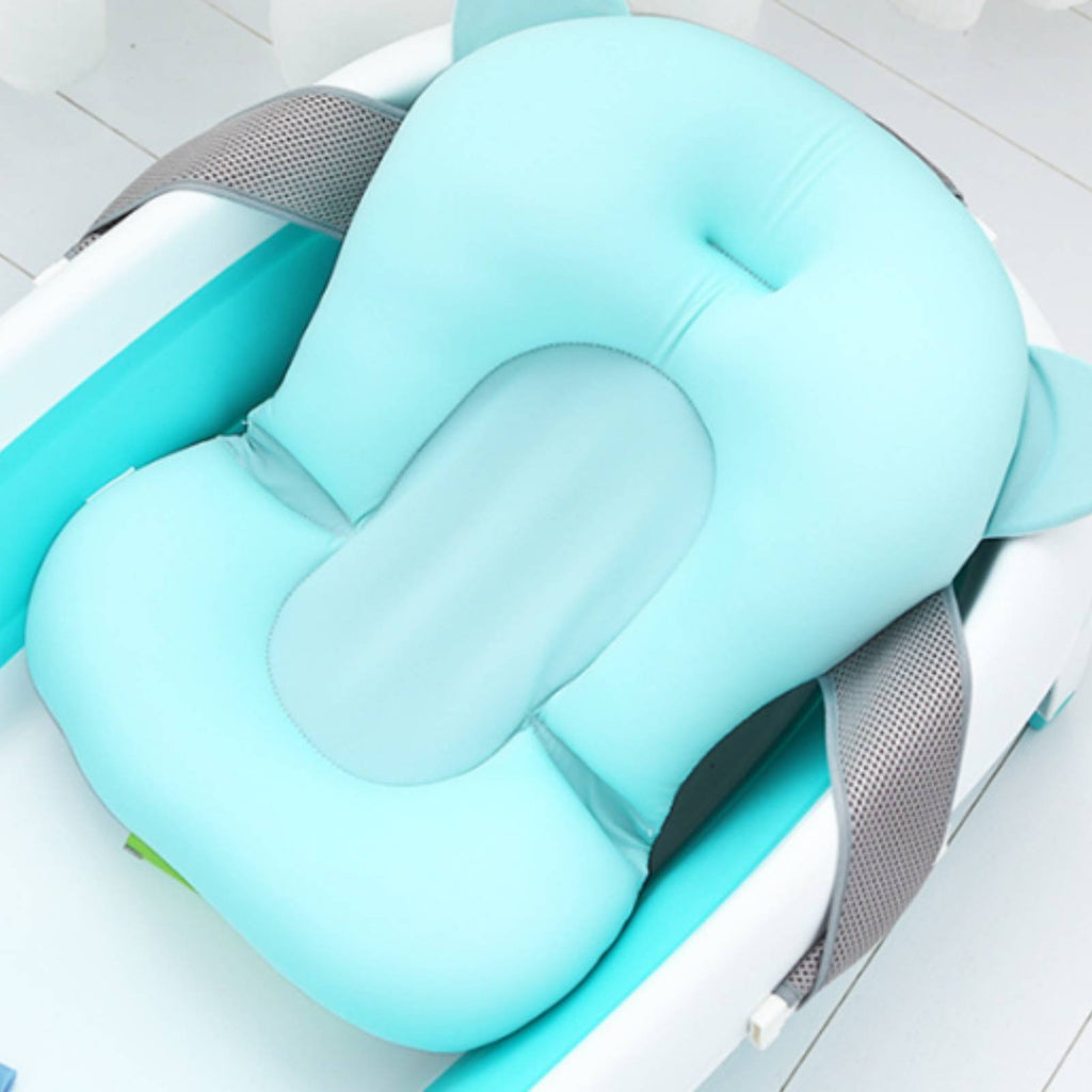 Infant Bathtub Sling Mat Anti-Slip Newborn Bath Support Pillow Quick Dry