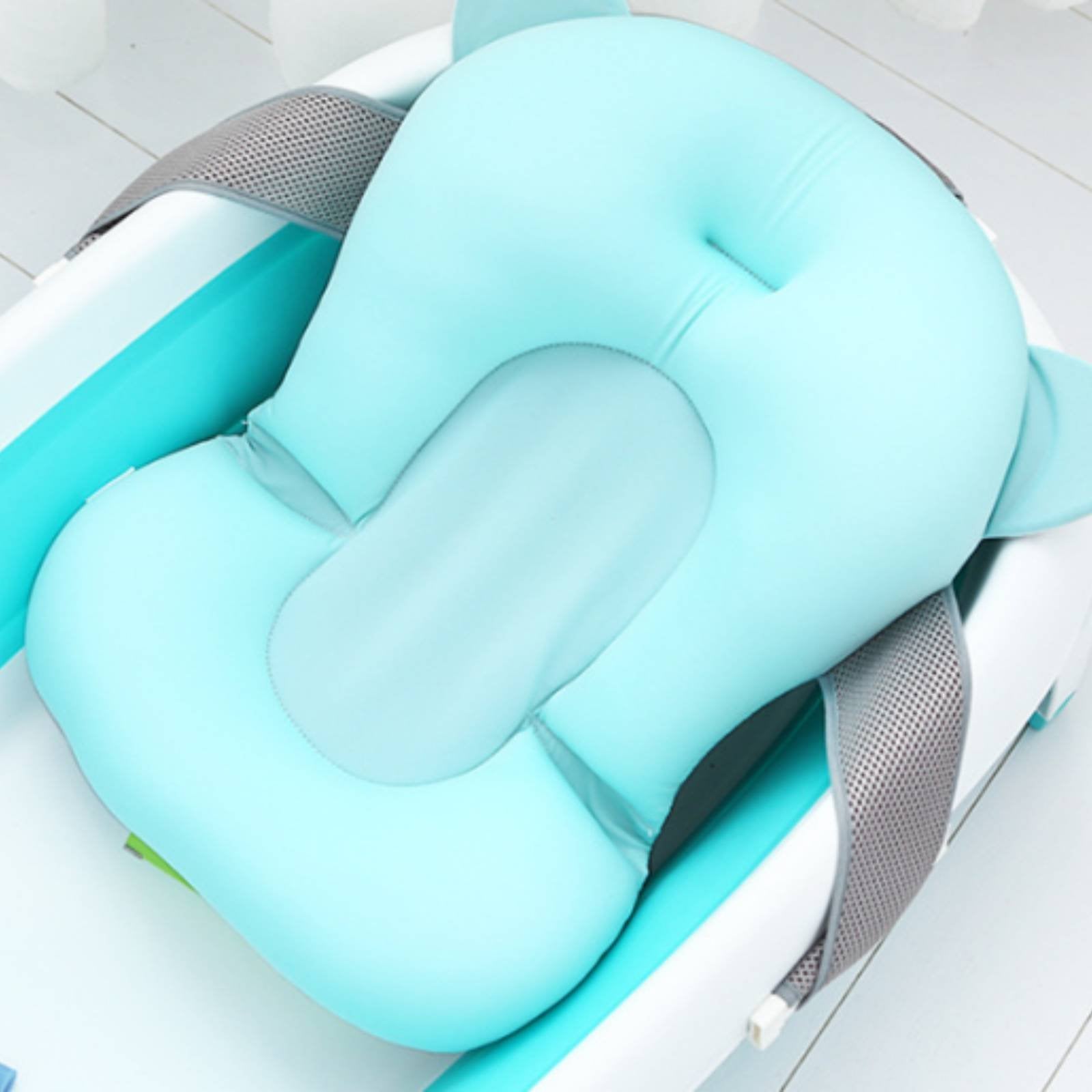 Infant Bathtub Sling Mat Anti-Slip Newborn Bath Support Pillow Quick Dry