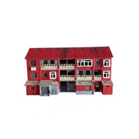 N-Scale Building Railway Scenery Miniature House Detailed for Hobbyists