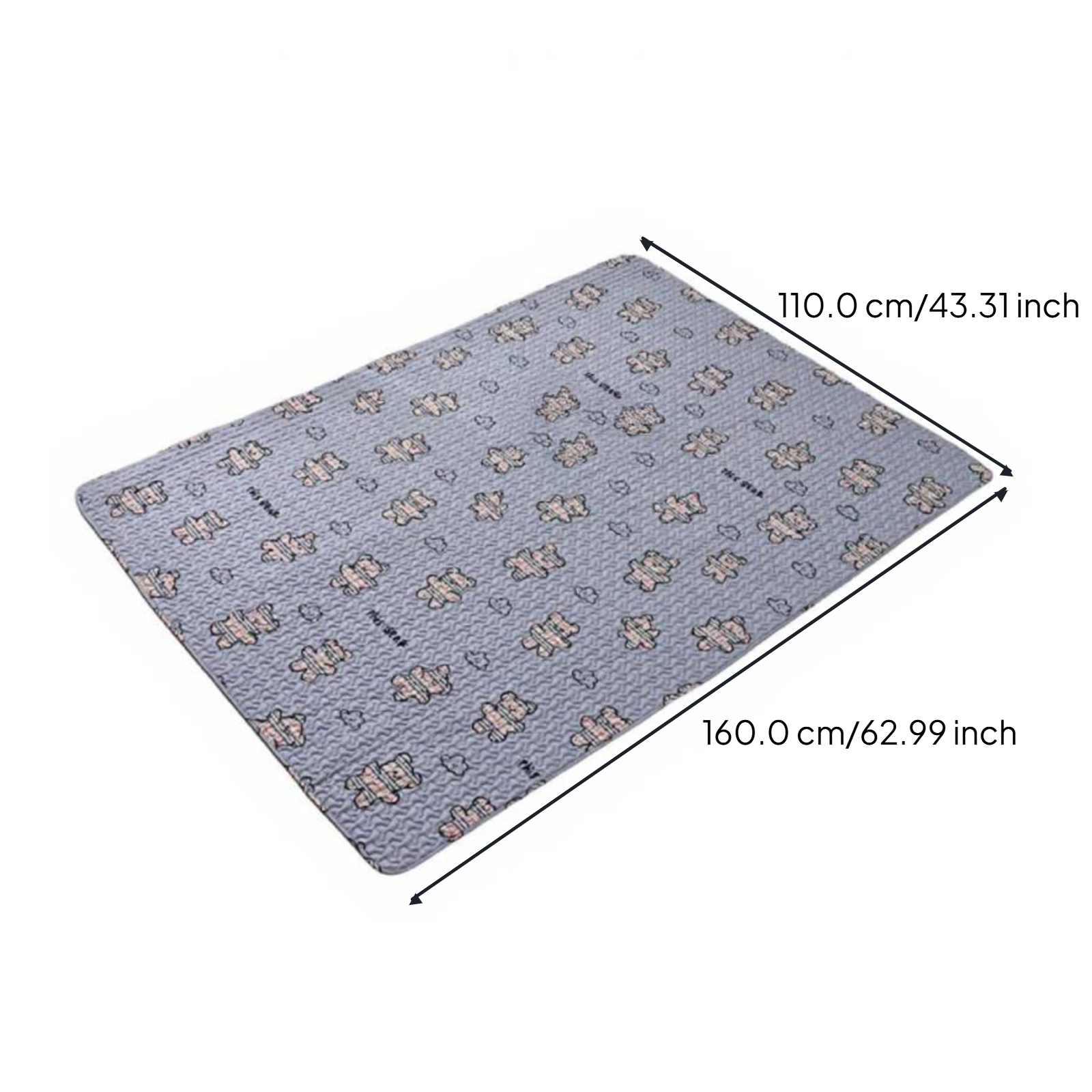 Pet cooling mat, non-slip cotton