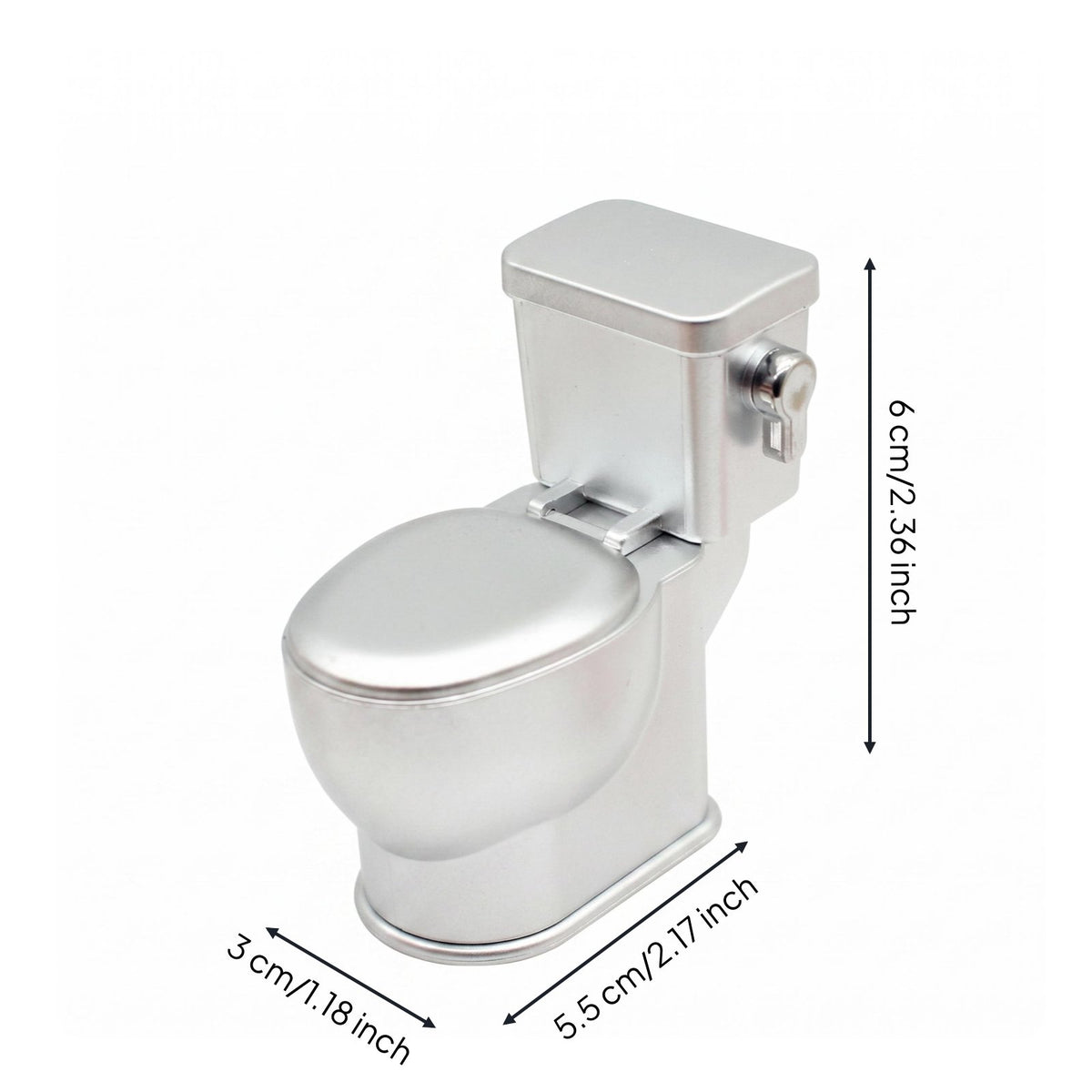 Dollhouse Toilet Realistic Design Miniature Toilet Lightweight