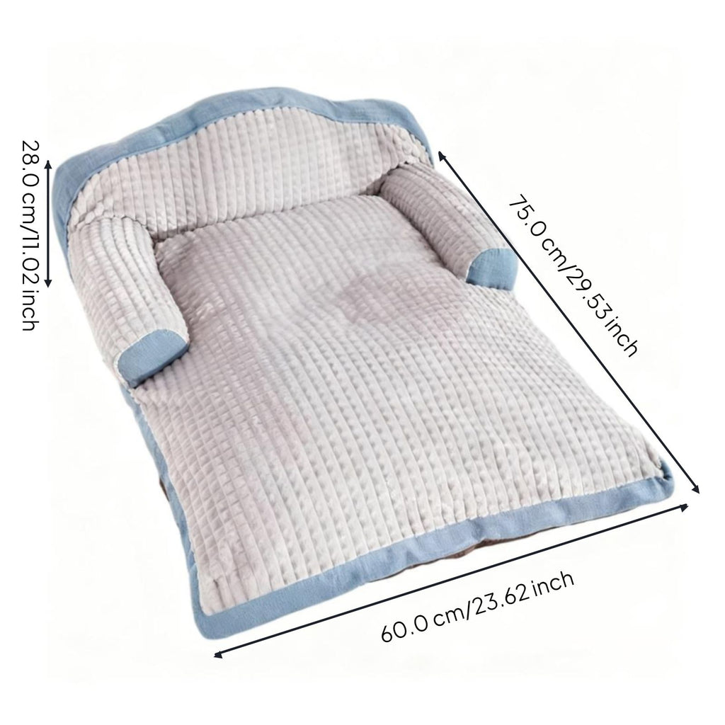 Rectangle Dog Bed, Washable Sofa, Removable Cover, Non-Slip