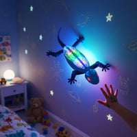 RC Gecko Light up Eyes Wall Climbing Gecko Low Noise for Children