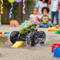 Triceratops Rc Car All-Terrain Dinosaur Monster Truck 360° Spins for Outdoor