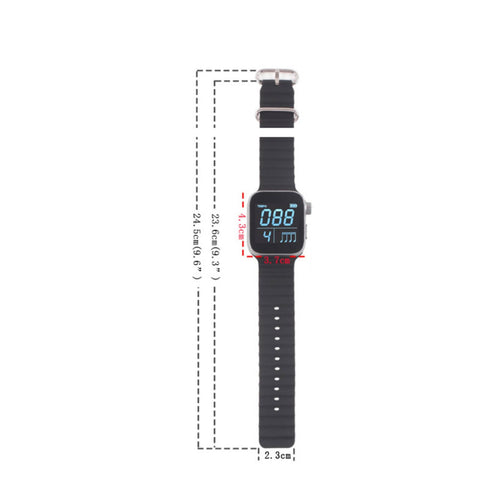 Vibrating Metronome Watch Inductive Charging Digital Tempo Watch for Musicians