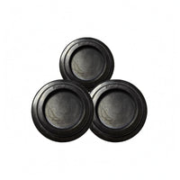 3 Pieces Grand Piano Foot Pad Non-Slip Round Piano Foot Pad Anti-Vibration