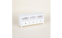 Dollhouse TV Cabinet Fine Details 1:12 Scale Media Console Highly Realistic