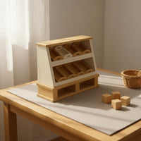 Mini Bread Cabinet Simulation Type Dollhouse Bakery Shelf Realistic Realism