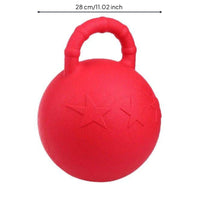 Rubber Horse Ball Compressible Gnaw Toy Heavy Duty