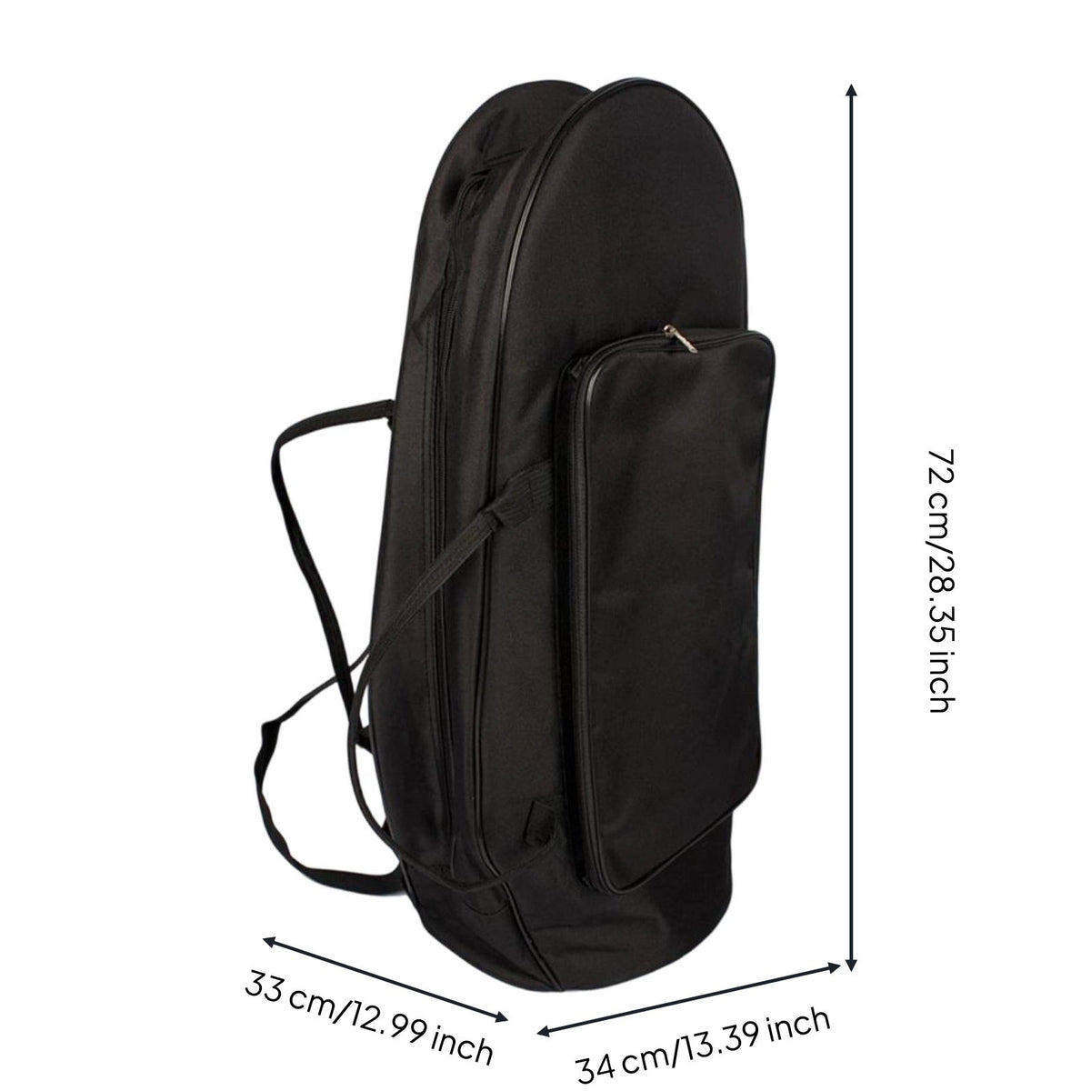 Euphonium Gig Bag Adjustable Shoulder Strap Baritone Brass Instrument Gig Bag
