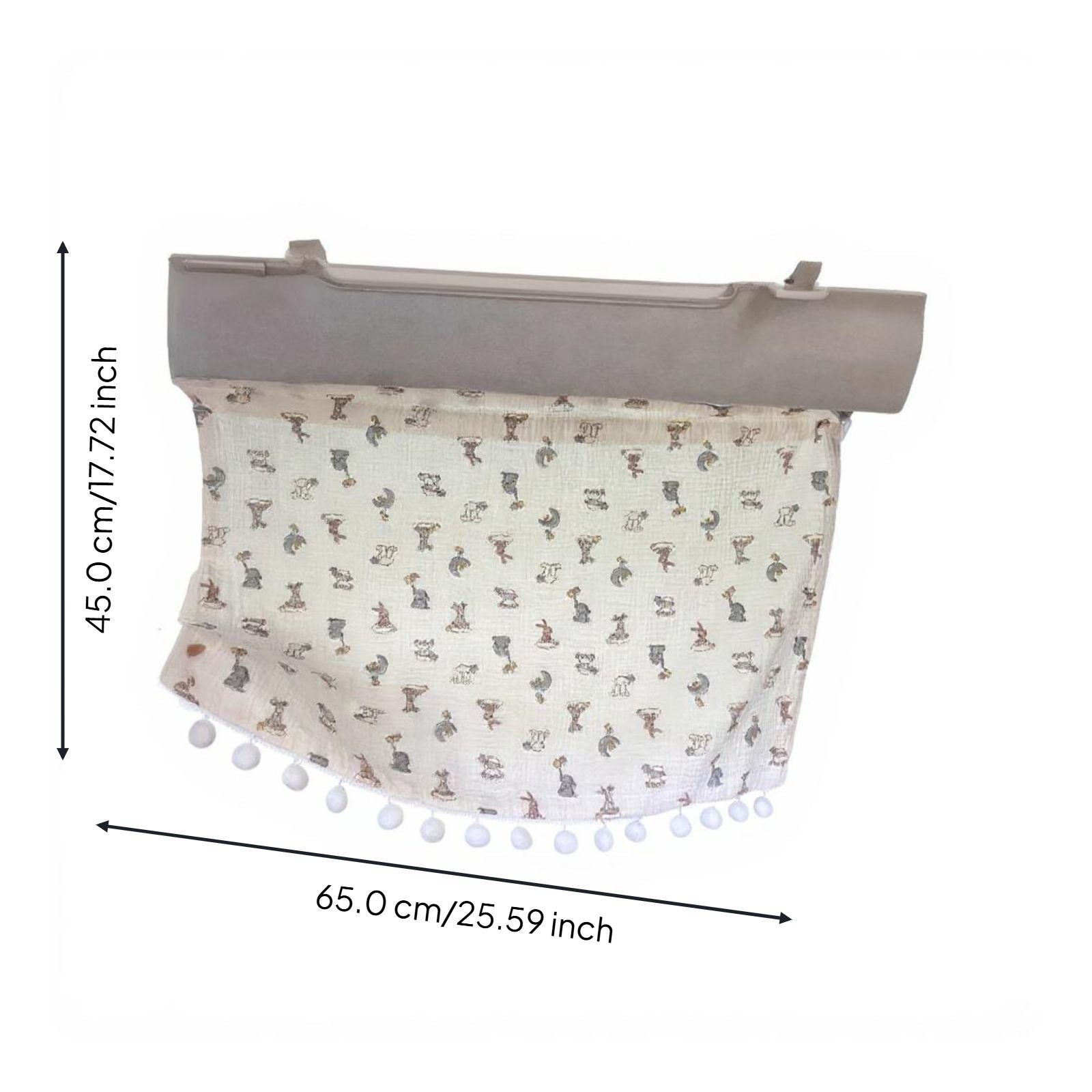 Car window sun shield for infants, fabric privacy screen with suction holder holder, sun protection, side window, easy installation
