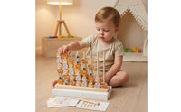 Child-Centered Bead Matching Toy Early Education Creature Bead Matching Game