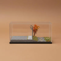 1:64 Scale Miniature Scene Alloy Mini Train Landscape Realistic for Desk
