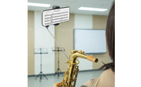Saxophone Phone Holder Hands-Unrestricted Alto Baritone Saxophone Phone Holder Alto Sax Lyre Mount Adjustable View Secure