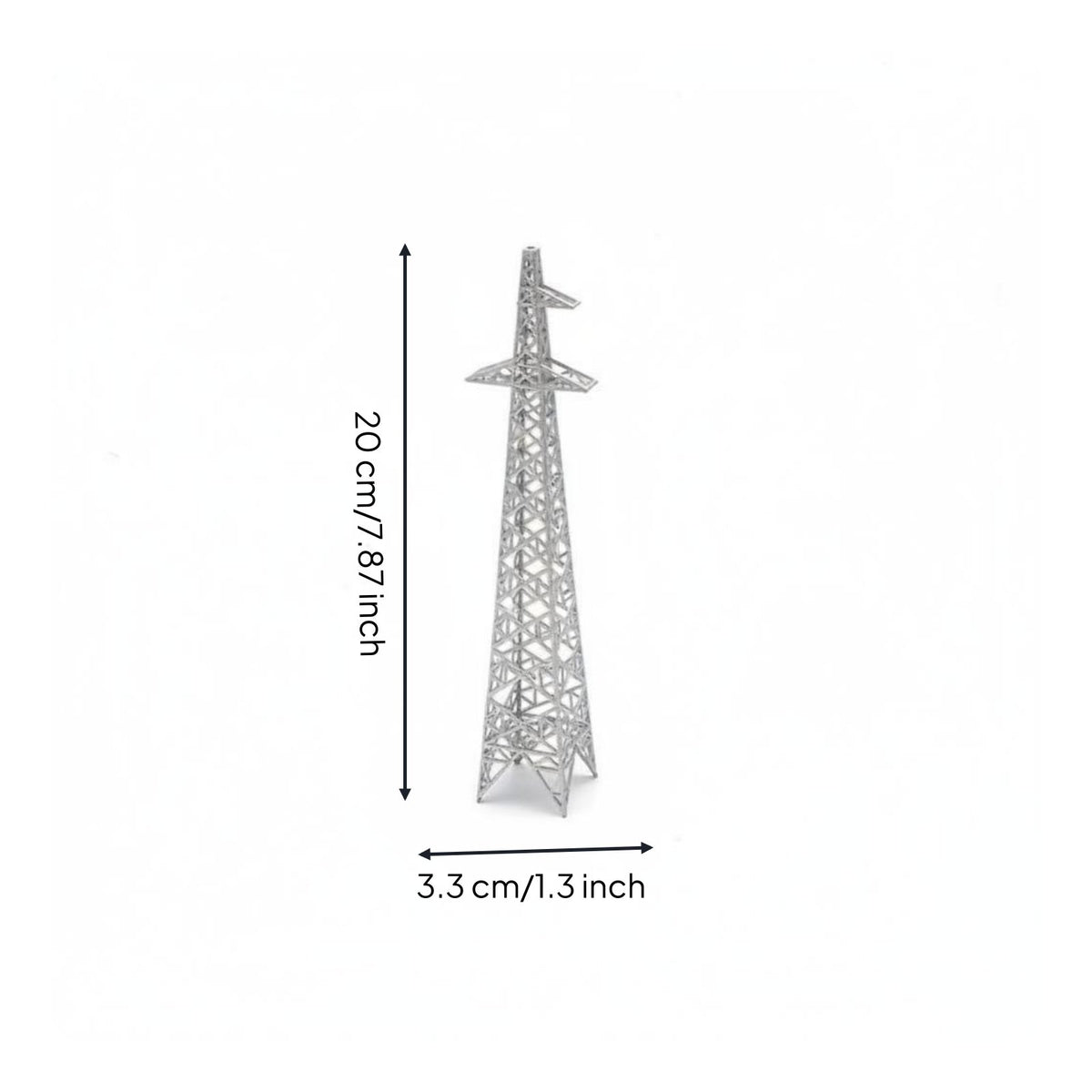 3 Pieces Powerline Pylon Model Educational Power Pylon Model True to Scale