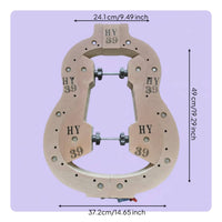 Classical Guitar Mold Set DIY Music Tool Wooden for Workshop, Beginners