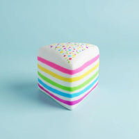 Sprinkle Cake Soft Texture Cake Slice Fidget Toy for School, Kids