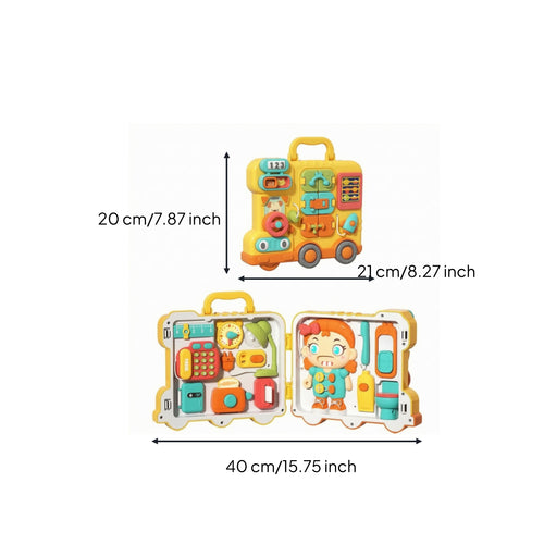Van Busy Board Hand-Eye Coordination RV Busy Board Sensory Play for Children
